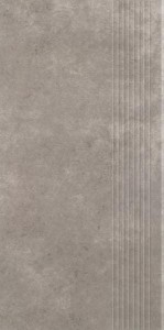 Paradyż Magnetik Grafit Stopnica Prasowana Mat. 29,8x59,8