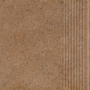 Paradyż Algo Brown Stopnica Prosta Mat. 30x30 
