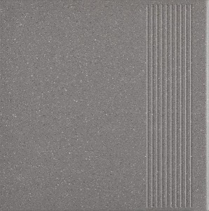 Paradyż Bazo Nero Stopnica Prosta Gres Sól-Pieprz  Mat.30x30