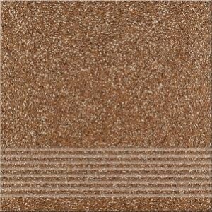 Opoczno Milton Brąz Stopnica Mat 297x297