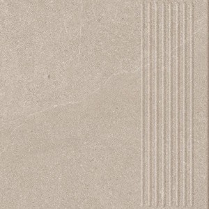 Paradyż Rokton Beige Stopnica Prosta STR Mat 30x30 