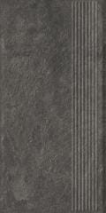 PARADYŻ Carrizo Basalt Stopnica Prosta Struktura Mat 30,0X60,0 
