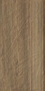 PARADYŻ Carrizo Wood Stopnica Prosta Struktura Mat 30,0X60,0   