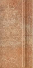 Paradyż Scandiano Rosso Stopnica Prosta 30x60