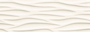 Tubądzin Płytka ścienna Unit Plus white 3 STR 32,8x89,8 