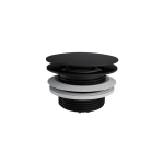 Excellent Korek do wanien wolnostojących CZARNY MAT