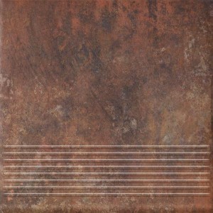 Paradyż Arteon Rosso Stopnica Prosta 30x30  