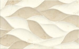 Cersanit Pineville Cream/Beige Glossy Structure 25X40 