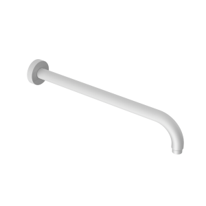 Excellent ramię prysznicowe okrągłe ścienne 40cm biały mat 
