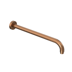 Excellent ramię prysznicowe okrągłe ścienne 40cm miedziany szczotkowany 