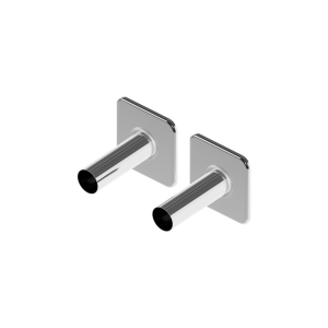 Excellent Caldo 2x rozeta pojedyncza maskująca zawory grzejnikowe chrom