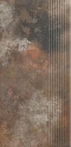 Paradyż Octane Ochra stopnica prosta 30x60 