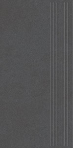 Paradyż Archicross Base Black Stopnica Prasowana Mat 30x60