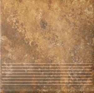 Paradyż Arteon Ochra Stopnica Prosta 30x30 