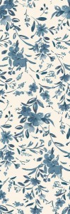 Paradyż Arctic White Floral Decor 2D 30x90 
