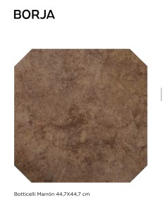 Borja Botticelli Marron Mat 45x45